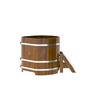 Купель BentWood угловая из лиственницы (1,03 х1,03 м.), h=1 м. Мореная Рустик для купания фото - 3 BentWood угловая из лиственницы (1,03 х1,03 м.), h=1 м. Мореная Рустик купель фото фото - 3